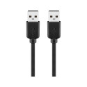 Goobay USB-A kaabel, 1,8 m, must