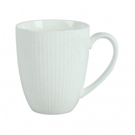 tass vertikaalsed triibud valge 370ml