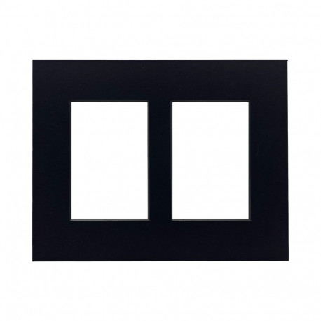 Focus paspartuu 24x30 kollaaž 2 pildile musta sisuga, must