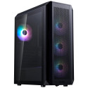 CaseADATAVALOR AIR PLUS MID midi-tower korpus läbipaistev paneel ATX MicroATX MiniITX must VALORAIRP