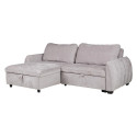 Corner sofa bed CLOUD light grey
