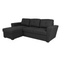 Corner sofa bed WHITBY dark grey