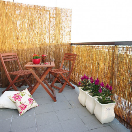 Punched bamboo fence IN GARDEN 1,5x3m, D14/16mm