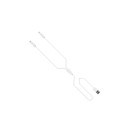 Cable USB A do Lightning Hoco 2,1A 1 m X1 white