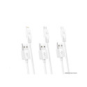 Cable USB A do Lightning Hoco 2,1A 1 m X1 white