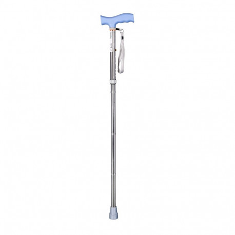 Folding walking stick ACTIONMED silver