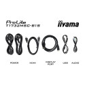 iiyama ProLite computer monitor 43.2 cm (17") 1280 x 1024 pixels LED Touchscreen Table Black