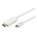 Goobay 2m Mini DisplayPort - HDMI Cable White