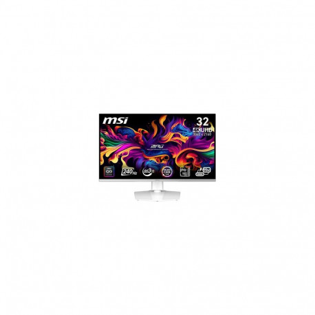 MSI MPG 321URXWDE QD-OLED computer monitor 80 cm (31.5") 3840 x 2160 pixels 4K Ultra HD Whi