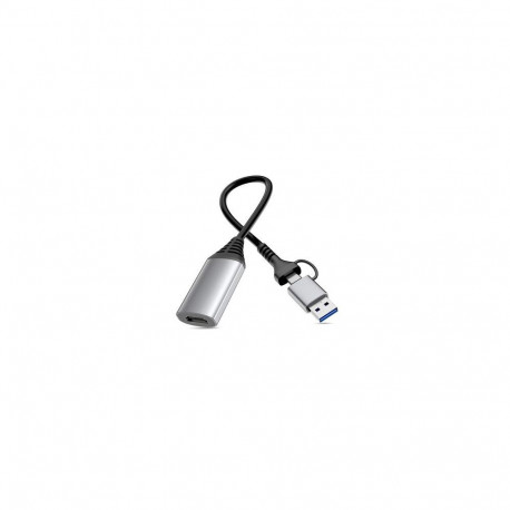 Equip USB to HDMI Adapter (USB-C + A), 1080P HD