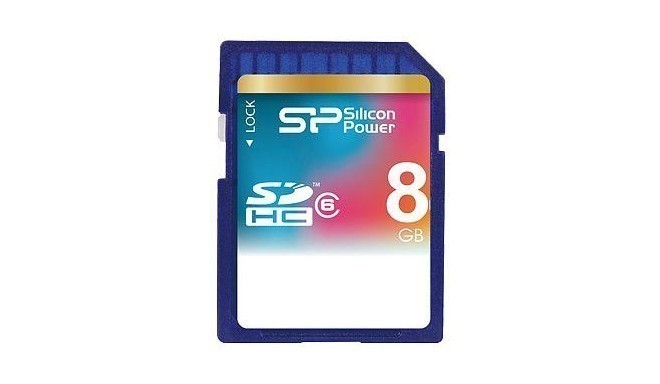 Silicon Power mälukaart SDHC 8GB Class 6