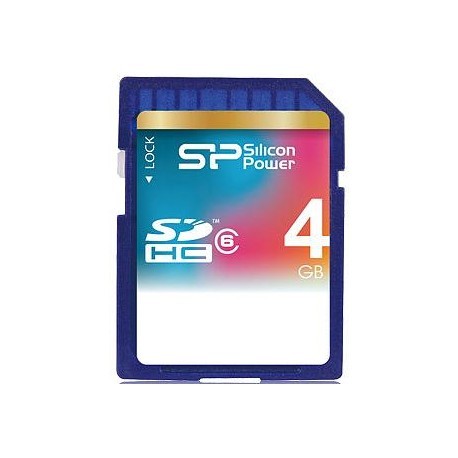 Silicon Power mälukaart SDHC 4GB Class 6