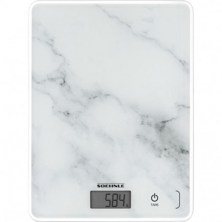 Soehnle Scale Compact 300 marble 5kg white (61516)