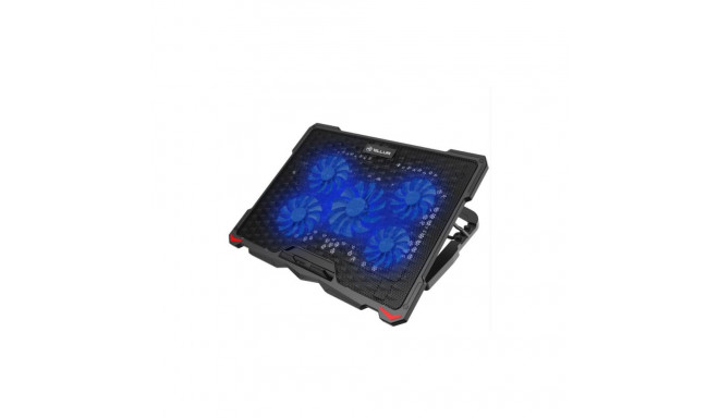 Tellur Cooling pad Basic 17, 5 fans, LED, Black