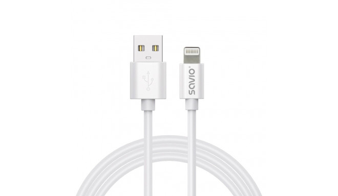 Cable CL-193 USB-A to Lightning 2m SAVIO