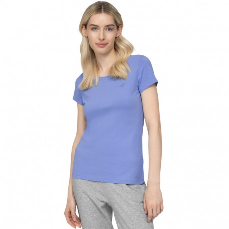 4F naiste t-särk H4L22 TSD350 32S XS, denim