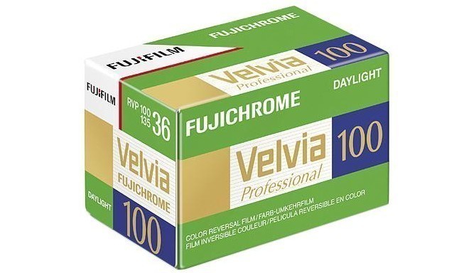 Fujichrome film Velvia RVP 100/36