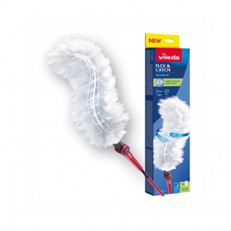 Cleaning Tool - Vileda Dustpan with Long Handle and Flex&Catch Refill