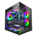 Computer Case - Mars Gaming MCV-ONE Midi Tower ATX Tempered Glass Black