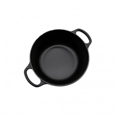 Cookware - Le Creuset Signature Roaster 20cm Round Cast Iron Black