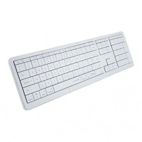 CLEVETURA CLVX 1 Touch-On-Keys AI Wireless Keyboard, ANSI US Mac layout, Scissor Switches, Aluminum 