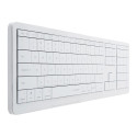 CLEVETURA CLVX 1 Touch-On-Keys AI Wireless Keyboard, ANSI US Mac layout, Scissor Switches, Aluminum 
