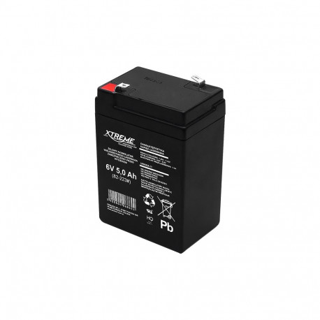 82-223# geelakuga akumulaator 6v 5ah xtreme 107x70x47_4,8
