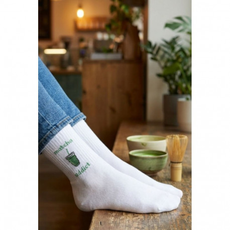 SOKISAHTEL Matcha ADDICT puuvillased sokid 444