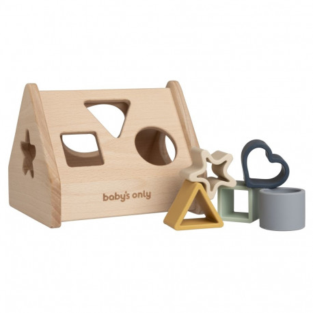 Baby's Only Puzzle Box BO-860.863.800.50 Wooden shape sorting toy