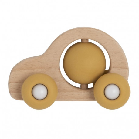 Baby's Only BO-860.853.017.50 Wooden toy car Yellow 6m+