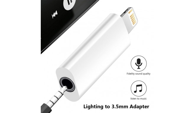 RoGer AUX Adapter Lightning - 3.5mm