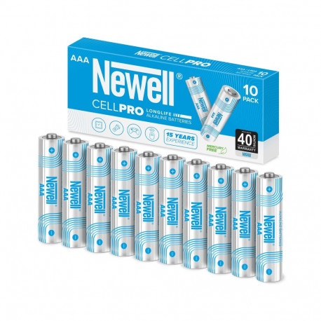 Newell CellPro AAA alkaline battery, box of 10