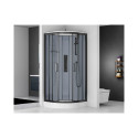 BLACK QUICK INSTALL SHOWER CABIN