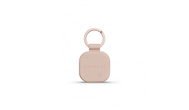 Locator compatible with Apple Find My Satechi Keychain shape Vegan Leather ST-LKCFR desert rose