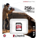 Kingston Canvas React Plus 256 GB SDXC, memory card (UHS-II U3, Class 10, V60, A1)
