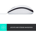 Logitech M100, mouse (white/grey, compatible with Windows/macOS/ChromeOS/Linux)