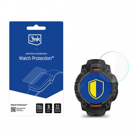 3mk Watch Protection FlexibleGlass Smartwatch Screen Protector for Garmin Instinct 3 Tactical Editio