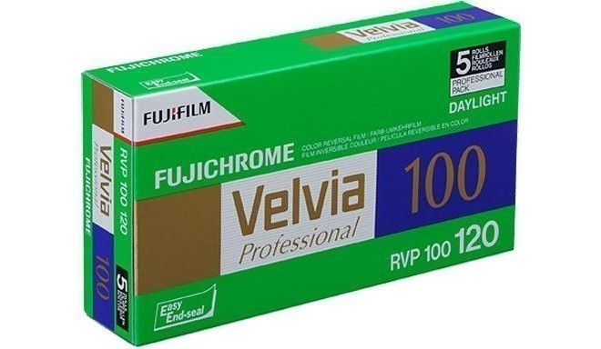 Fujichrome filmiņa Velvia RVP 100-120×5