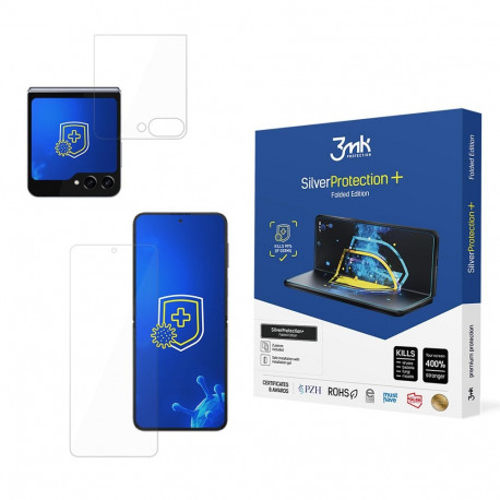 Antibacterial protective film 3mk SilverProtection+ Folded Edition for Samsung Galaxy Z Flip 6 / 7 F