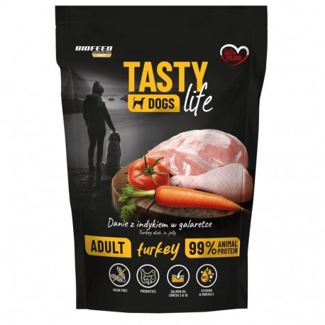 BIOFEED Tasty Dogs Life Turkey- wet dog food - 150g