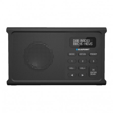 Blaupunkt kaasaskantav raadio DR3BK, must