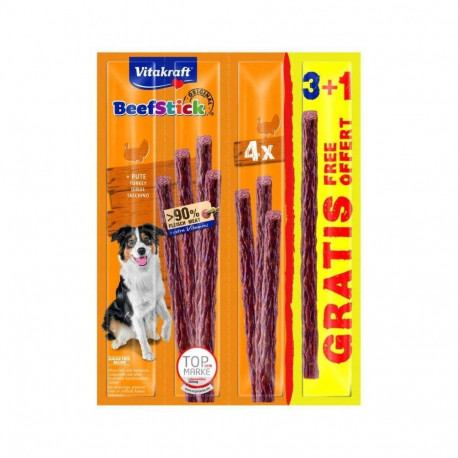 VITAKRAFT Beef Stick kalkunikoeramaius 3+1