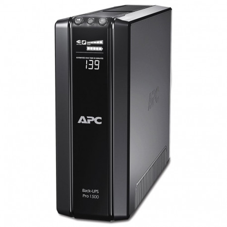 APC Back-UPS Pro 1500VA/865W torn 230V 10x IEC C13 outlets AVR LCD kasutaja vahetatav aku