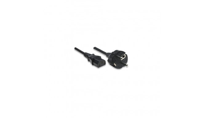 Manhattan 308373 power cable Black 3 m