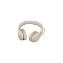 Jabra Evolve2 65 USB-A Beige MS Chrg stand Stereo