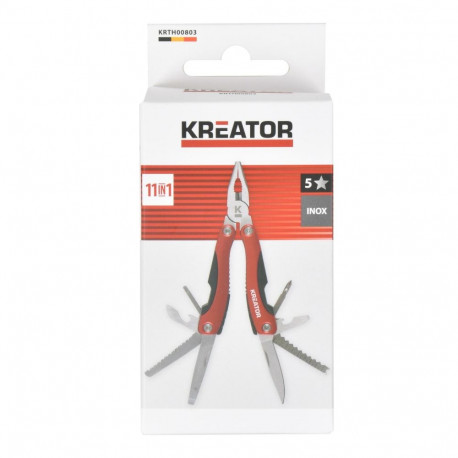 Kreator multi purpose tool KRTH00803, 110 mm, 11 functions, 56 mm cutting length, 1.20 mm blade thic