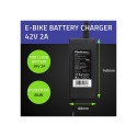 Charger for ebike batteries 36V, 42V, 2A