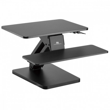The Maclean MC-882 is an ergonomic sit-stand desk converter designed to allow users
