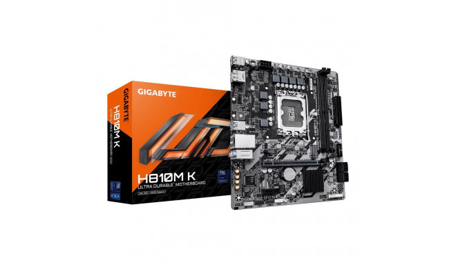 Mainboard|GIGABYTE|Intel H810|LGA1851|Micro-ATX|Memory DDR5|Memory slots 2|H810MK1.0