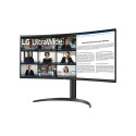 LCD Monitor|LG|34WR55QK-B|34"|Business/Curved/21 : 9|Panel VA|3440x1440|21:9|100Hz|5 ms|Height adjus